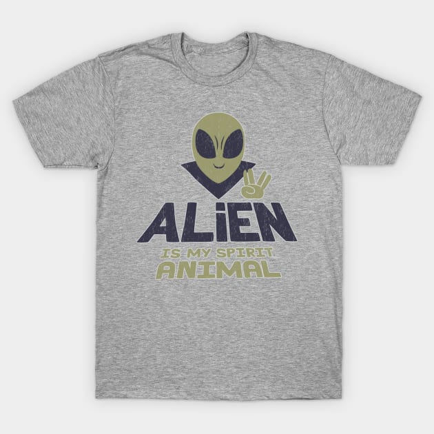 Alien Is My Animal Spirit T-Shirt by Tobe_Fonseca